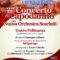 TEATRO POLITEAMA  27° Concerto di Capodanno della Nuova Orchestra Scarlatti